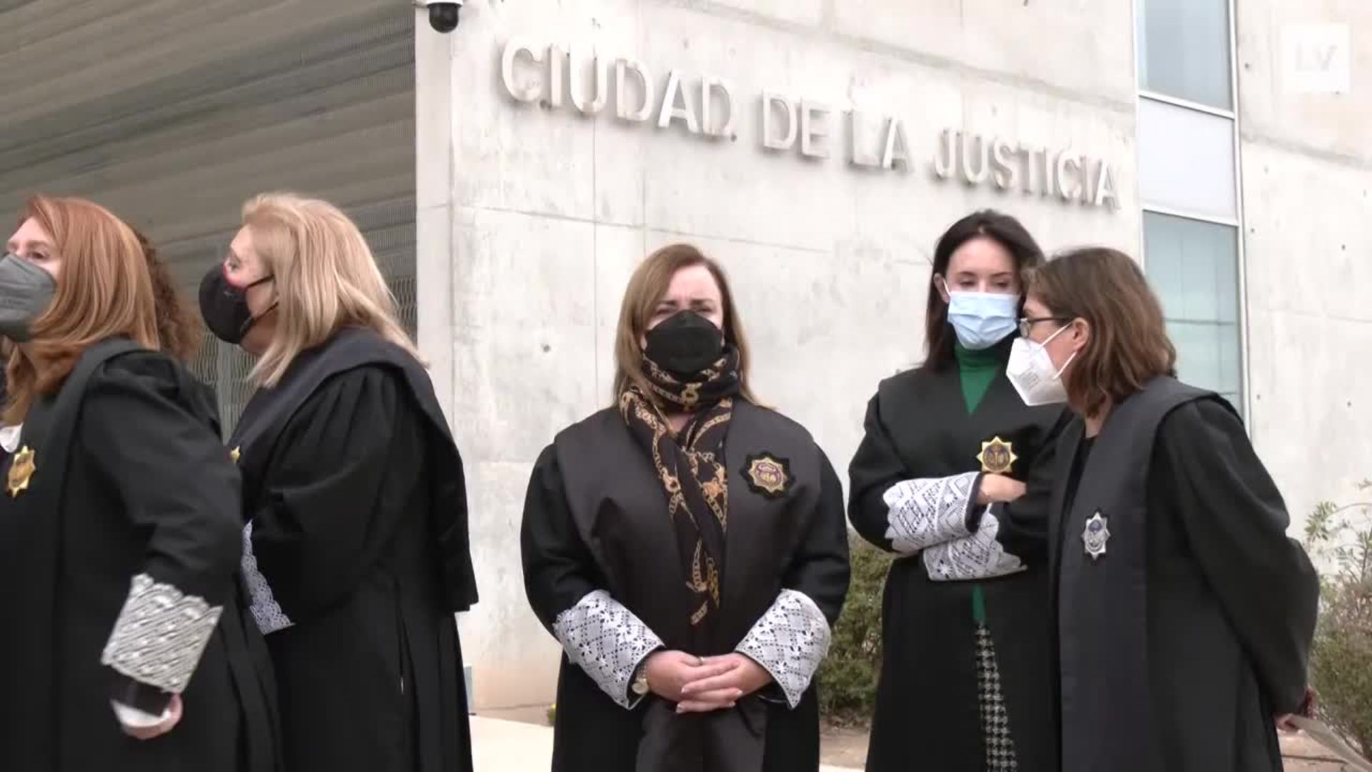 El 90 de los letrados de la administración de Justicia de la Región de Murcia secundan la