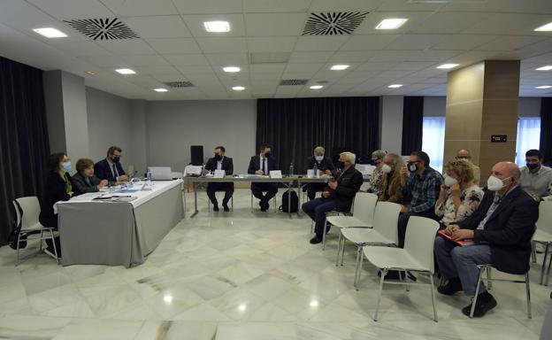 The delegation of the Committee on Petitions of the European Parliament displaced to the Region meets this Wednesday with the social groups of the Mar Menor.