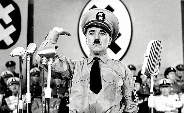 Chaplin's 'The Great Dictator'.