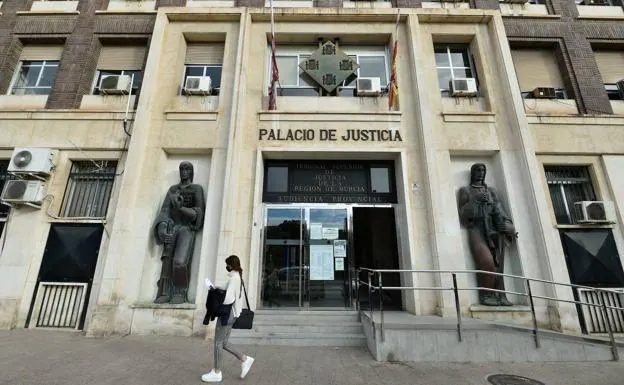 Palace of Justice of the Region of Murcia, in a file photograph.