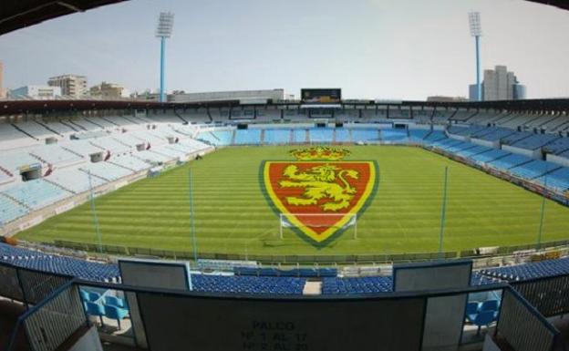 Image of the La Romareda stadium. 