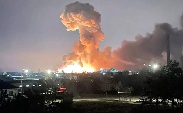 Explosion in kyiv. 