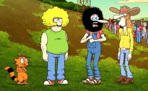 A still from 'The Freak Brothers'.
