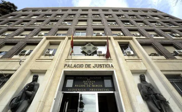 Palace of Justice of the Region of Murcia, in a file photograph. 