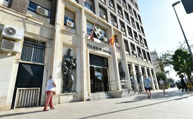 Palace of Justice of the Region of Murcia, in a file image. 