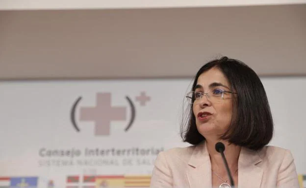 Carolina Darias, Minister of Health. 