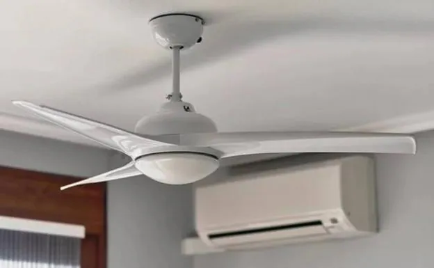 A ceiling fan and even air conditioning.