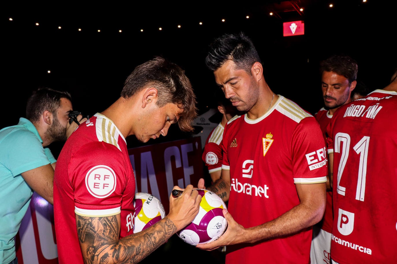 Fotos: Presentación De Los Fichajes Del Real Murcia En El Estadio ...