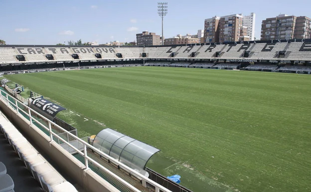 Image of the Cartagonova municipal stadium. 