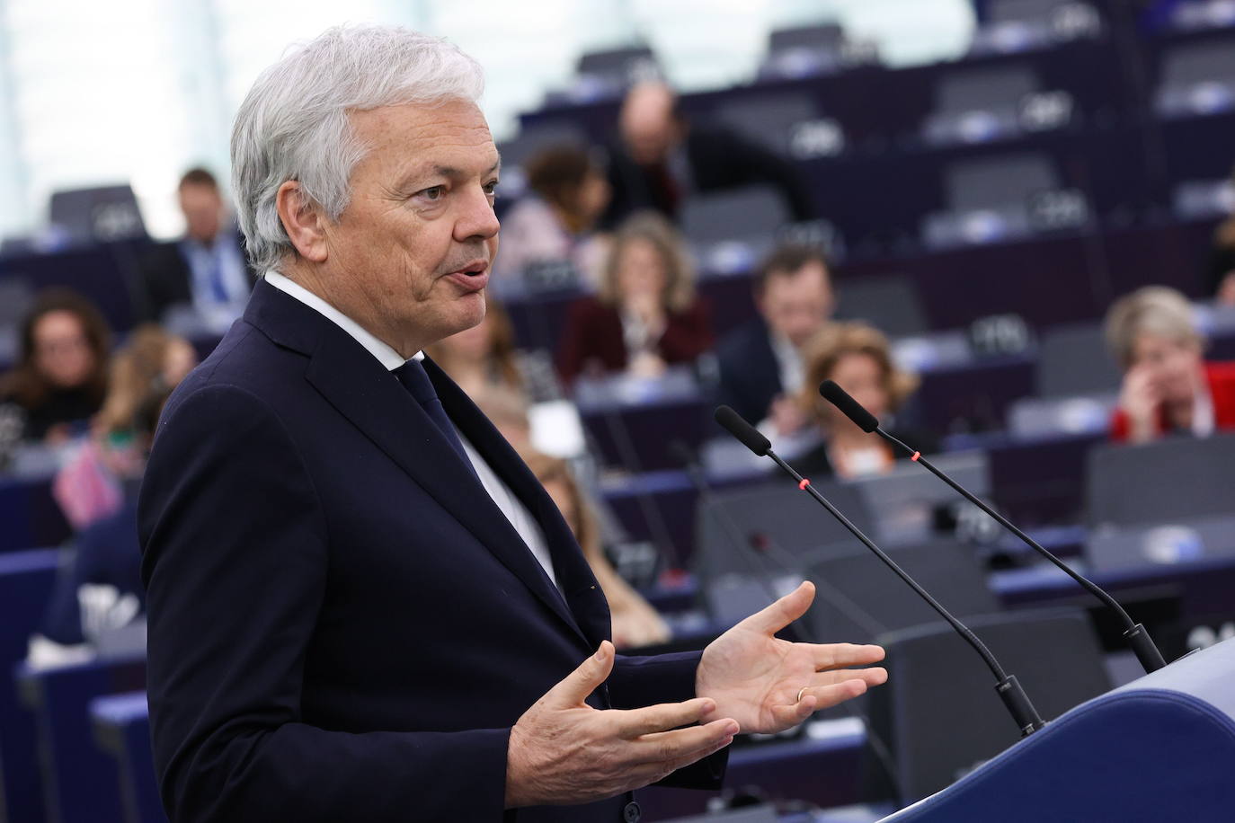 The Commissioner of Justice, Didier Reynders.