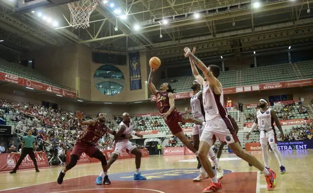 A moment of the match between UCAM and Strasbourg in October. 