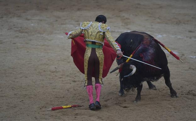 A bullfight in Abarán, in a file photo.