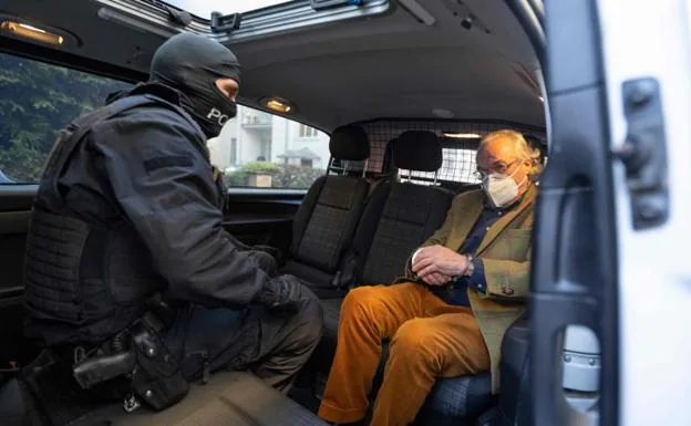 The leader of the coup plotters, the aristocrat Heinrich -Enrique- XIII de Reuss, after being arrested by the German police last Wednesday.