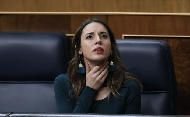 The Minister of Equality, Irene Montero.
