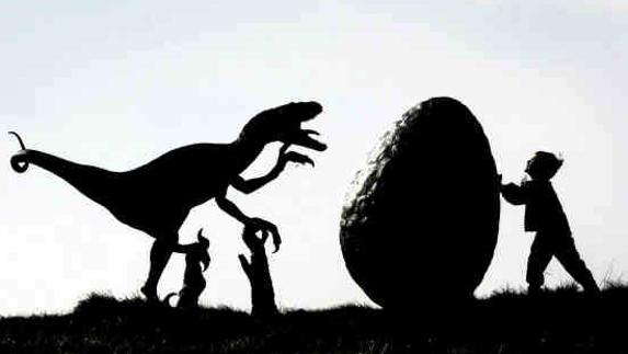 huevos de dinosaurios de verdad